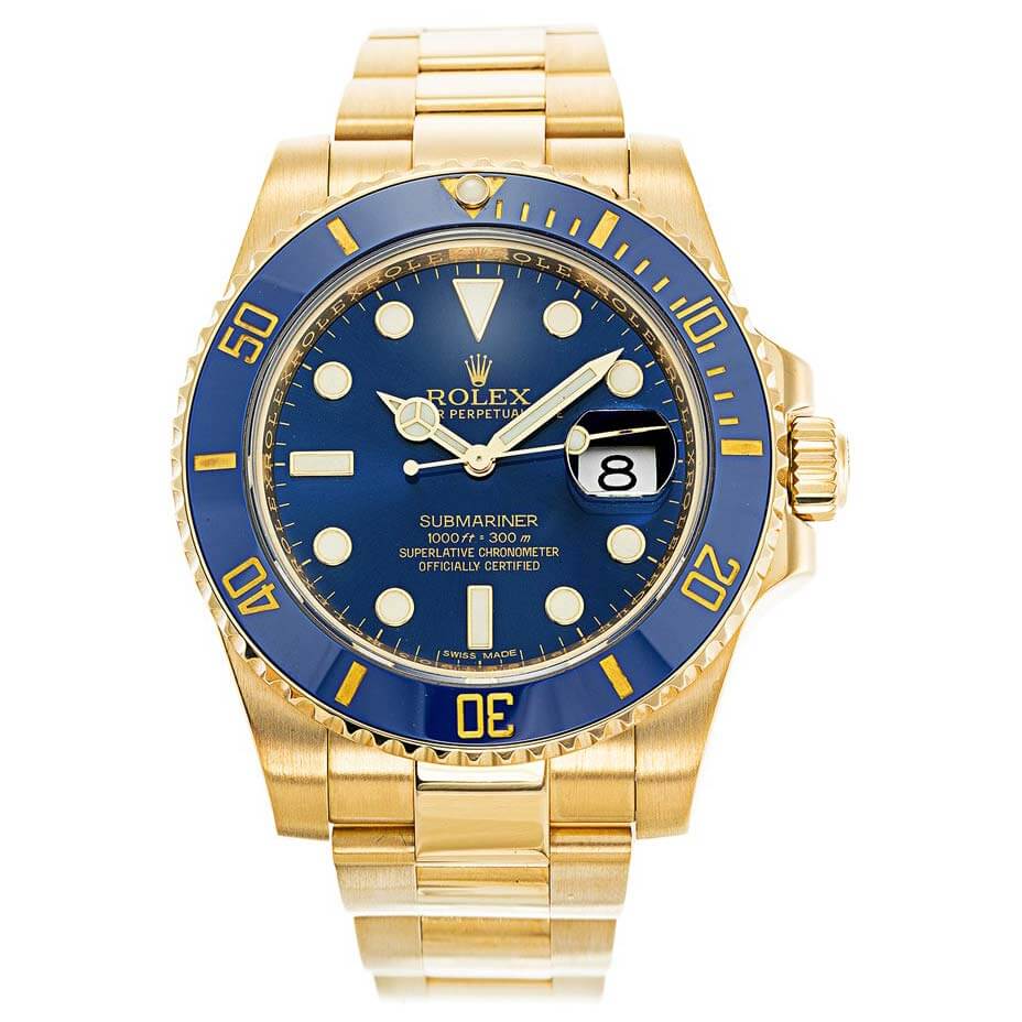 Blue Rolex Replica Submariner 116618LB